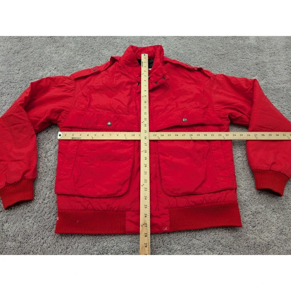 Vintage Field & Stream Jacket Mens Large‎ Full Zip Windbreaker Snap Lined